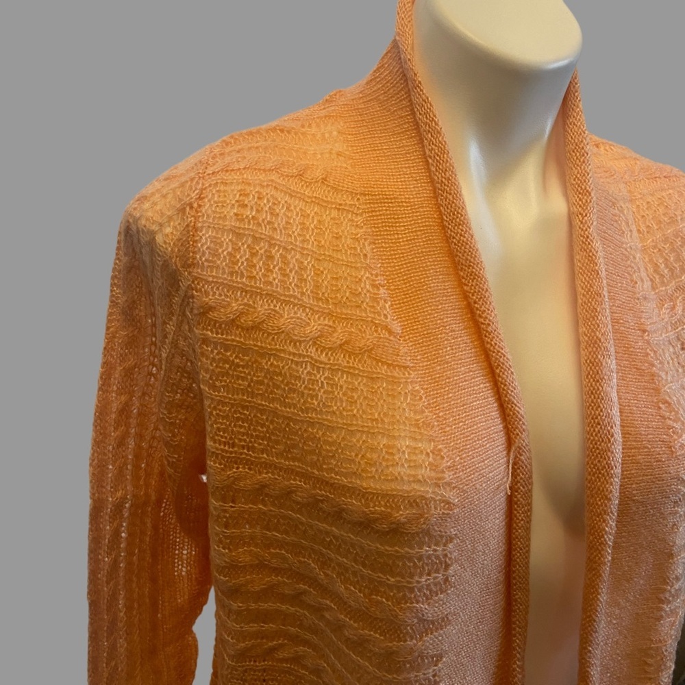 Sonoma NWT lightweight sweater nectar peach perfect for spring office - Picture 3 of 7